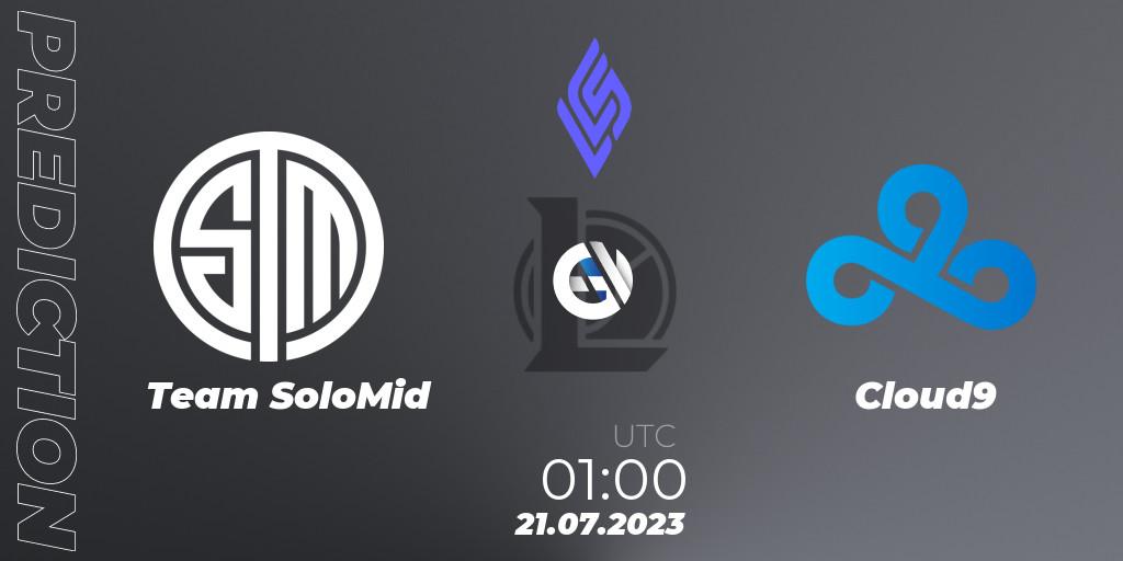 Team SoloMid - Cloud9: прогноз. 20.07.23, LoL, LCS Summer 2023 - Group Stage