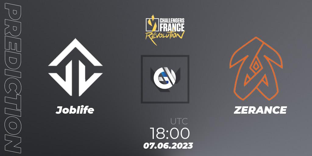 Joblife - ZERANCE: прогноз. 07.06.23, VALORANT, VALORANT Challengers 2023 France: Revolution Split 2 - Playoffs
