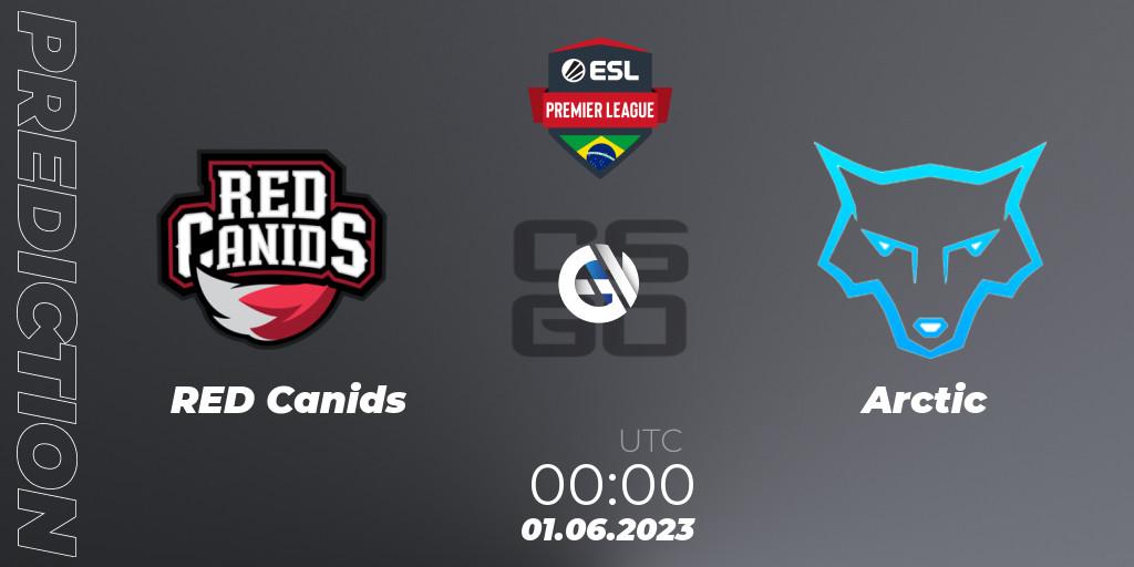 RED Canids - Arctic: прогноз. 01.06.23, CS2 (CS:GO), ESL Brasil Premier League Season 14