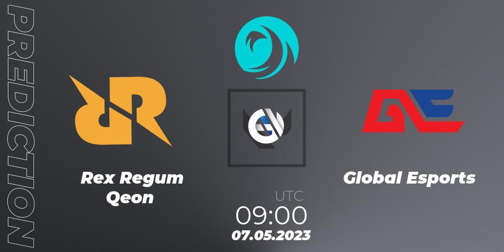 Rex Regum Qeon - Global Esports: прогноз. 07.05.23, VALORANT, VCT 2023: Pacific League