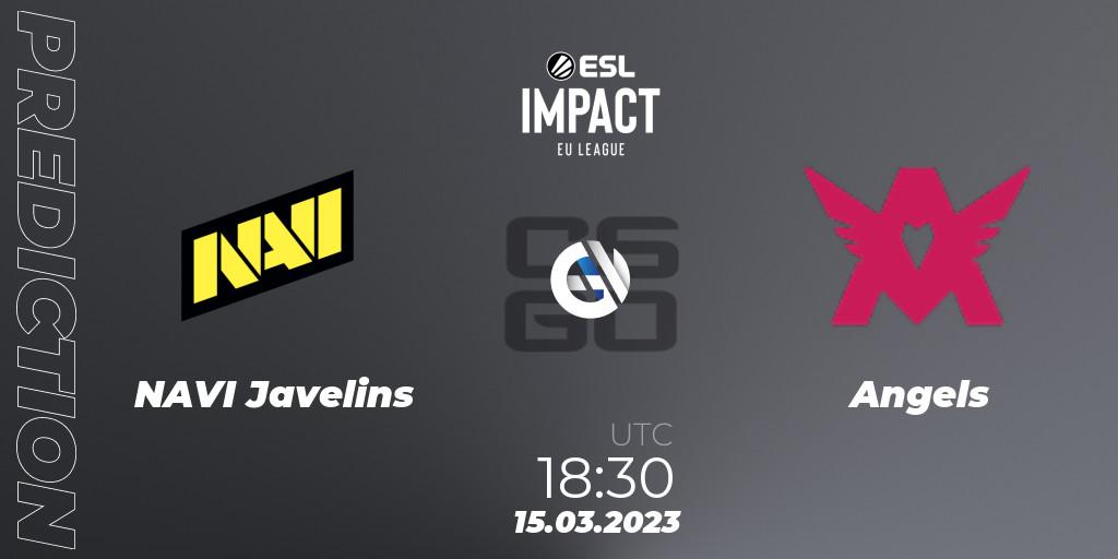 NAVI Javelins - Angels: прогноз. 15.03.23, CS2 (CS:GO), ESL Impact League Season 3: European Division