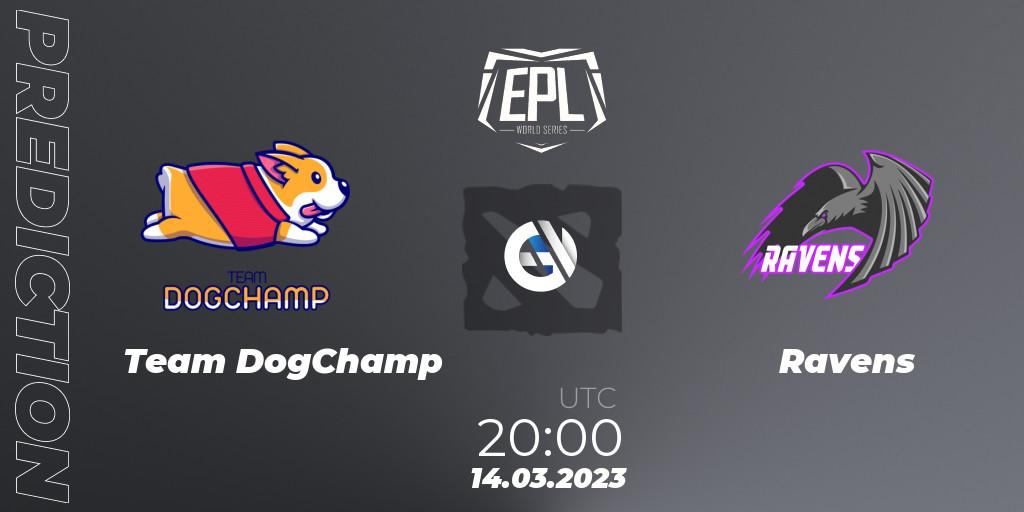 Team DogChamp - Ravens: прогноз. 14.03.23, Dota 2, European Pro League World Series America Season 4