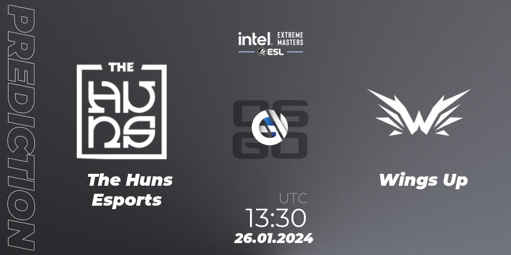 The Huns Esports - Wings Up: прогноз. 26.01.24, CS2 (CS:GO), Intel Extreme Masters China 2024: Asian Closed Qualifier
