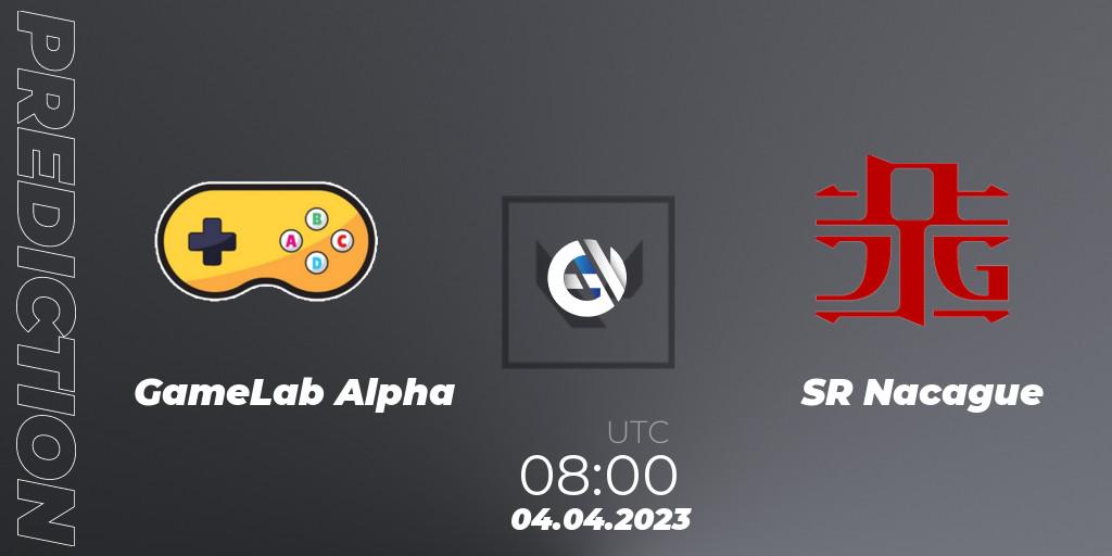 GameLab Alpha - SR Nacague: прогноз. 04.04.23, VALORANT, VALORANT Challengers 2023: Philippines Split 2 - Group stage