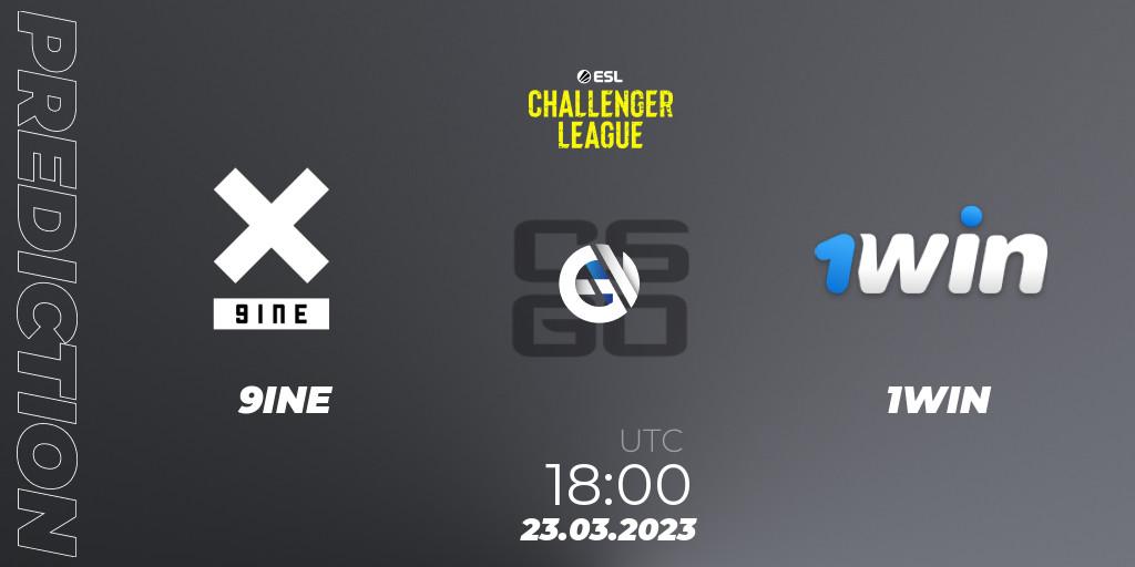 9INE - 1WIN: прогноз. 24.03.23, CS2 (CS:GO), ESL Challenger League Season 44: Europe
