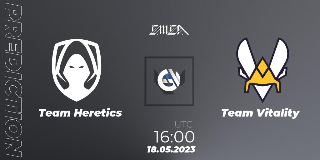 Team Heretics - Team Vitality: прогноз. 18.05.23, VALORANT, VCT 2023: EMEA League - Regular Season
