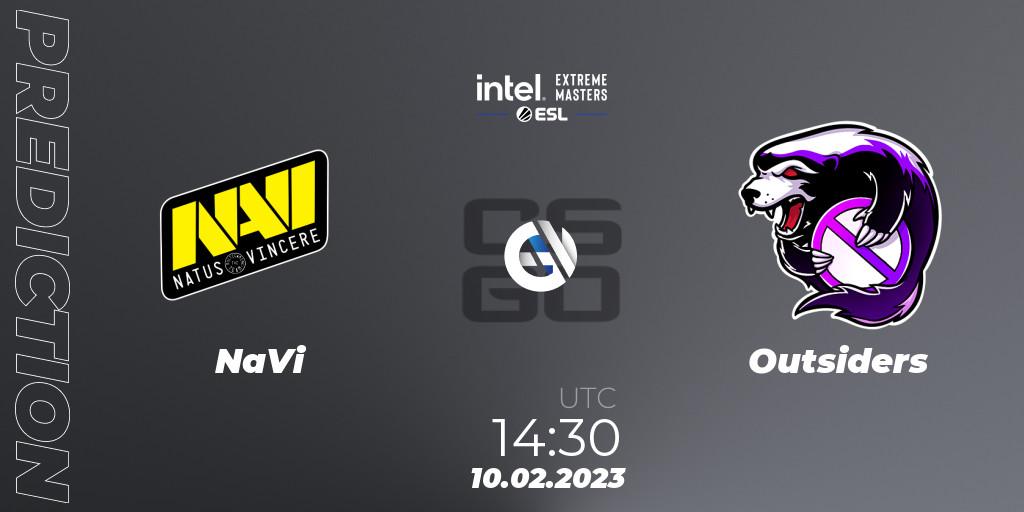 NaVi - Outsiders: прогноз. 10.02.23, CS2 (CS:GO), IEM Katowice 2023