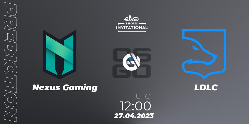 Nexus Gaming - LDLC: прогноз. 27.04.23, CS2 (CS:GO), Elisa Invitational Spring 2023