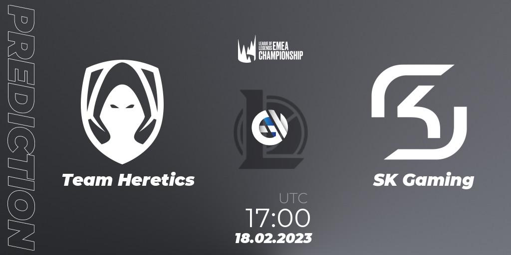 Team Heretics - SK Gaming: прогноз. 18.02.23, LoL, LEC Winter 2023 - Stage 2