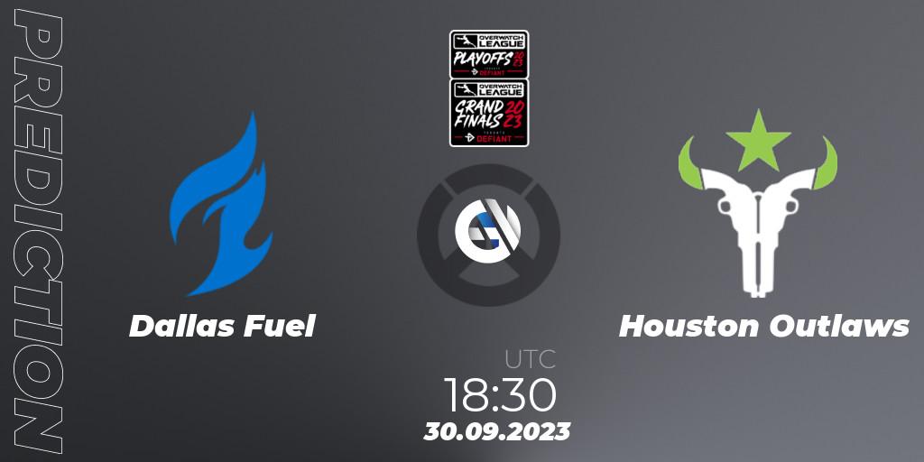 Dallas Fuel - Houston Outlaws: прогноз. 30.09.23, Overwatch, Overwatch League 2023 - Playoffs