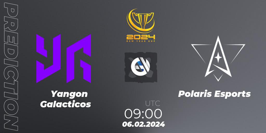 Yangon Galacticos - Polaris Esports: прогноз. 06.02.24, Dota 2, New Year Cup 2024