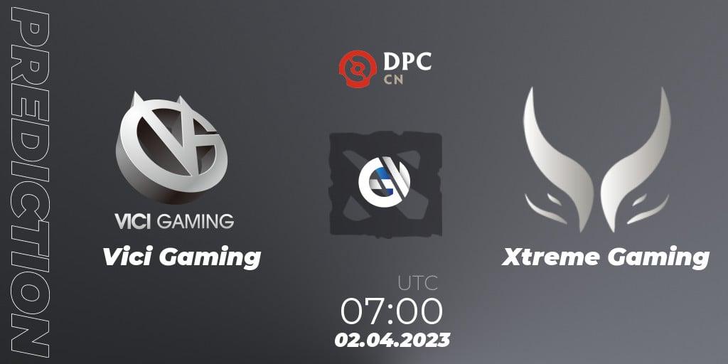 Vici Gaming - Xtreme Gaming: прогноз. 02.04.23, Dota 2, DPC 2023 Tour 2: China Division I (Upper)
