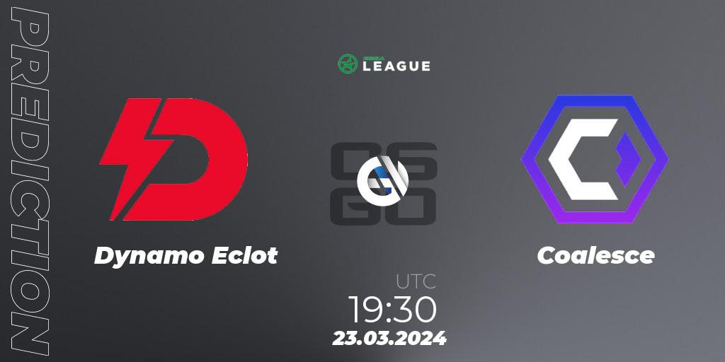 Dynamo Eclot - Coalesce: прогноз. 23.03.24, CS2 (CS:GO), ESEA Season 48: Main Division - Europe