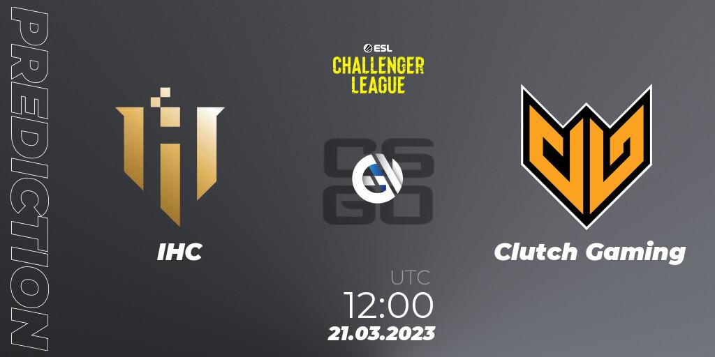 IHC - Clutch Gaming: прогноз. 21.03.23, CS2 (CS:GO), ESL Challenger League Season 44: Asia-Pacific