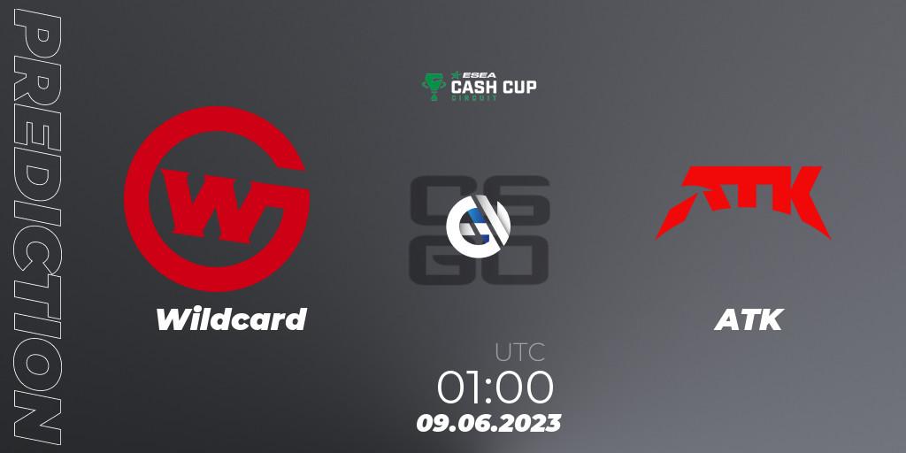 Wildcard - ATK: прогноз. 09.06.23, CS2 (CS:GO), ESEA Cash Cup Circuit Season 1 Finals