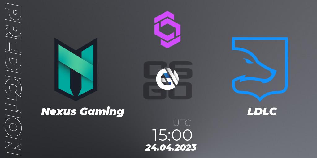 Nexus Gaming - LDLC: прогноз. 24.04.23, CS2 (CS:GO), CCT West Europe Series #3