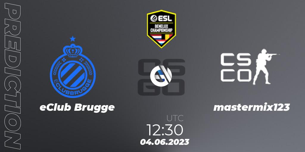 eClub Brugge - mastermix123: прогноз. 04.06.23, CS2 (CS:GO), ESL Benelux Championship Spring 2023