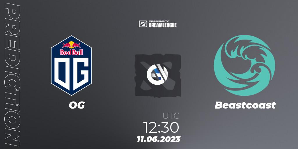 OG - Beastcoast: прогноз. 11.06.23, Dota 2, DreamLeague Season 20 - Group Stage 1