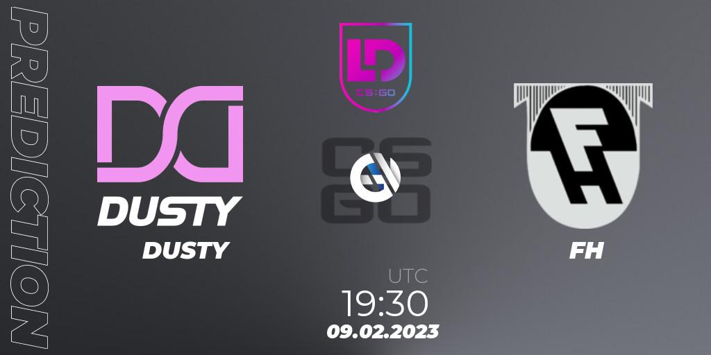 DUSTY - FH: прогноз. 09.02.23, CS2 (CS:GO), Icelandic Esports League Season 7