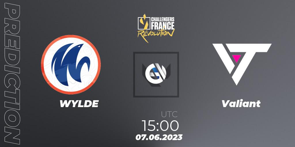 WYLDE - Valiant: прогноз. 07.06.23, VALORANT, VALORANT Challengers 2023 France: Revolution Split 2 - Playoffs
