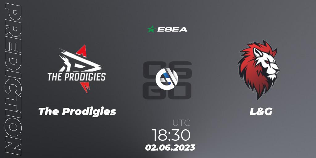 The Prodigies - L&G: прогноз. 02.06.23, CS2 (CS:GO), ESEA Advanced Season 45 Europe