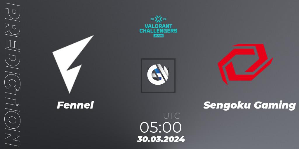 Fennel - Sengoku Gaming: прогноз. 30.03.24, VALORANT, VALORANT Challengers Japan 2024: Split 1