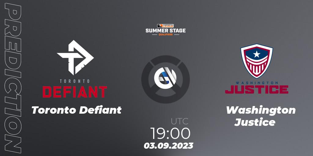 Toronto Defiant - Washington Justice: прогноз. 06.08.23, Overwatch, Overwatch League 2023 - Summer Stage Qualifiers