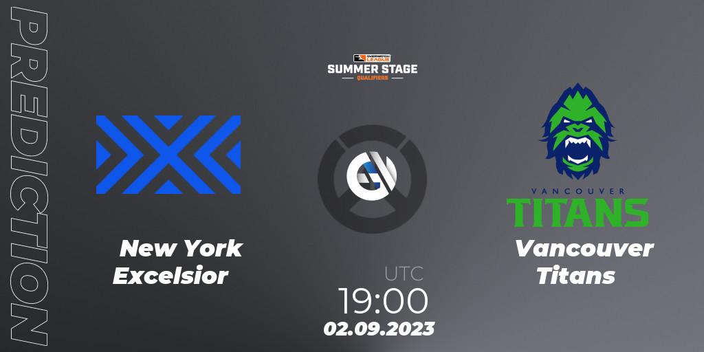 New York Excelsior - Vancouver Titans: прогноз. 02.09.23, Overwatch, Overwatch League 2023 - Summer Stage Qualifiers