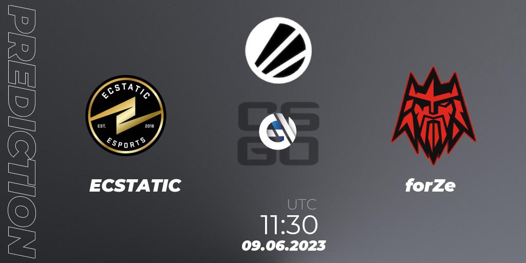ECSTATIC - forZe: прогноз. 09.06.23, CS2 (CS:GO), ESL Challenger Katowice 2023