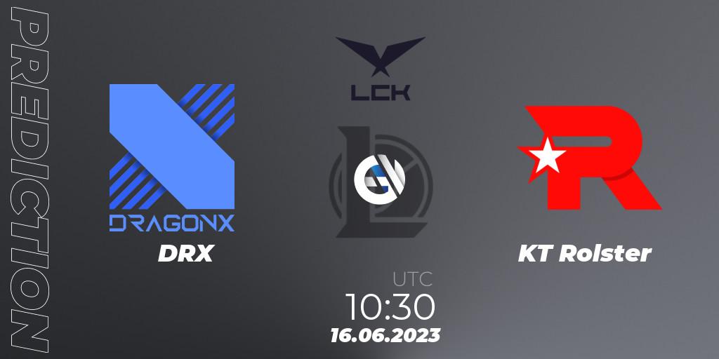 DRX - KT Rolster: прогноз. 16.06.23, LoL, LCK Summer 2023 Regular Season