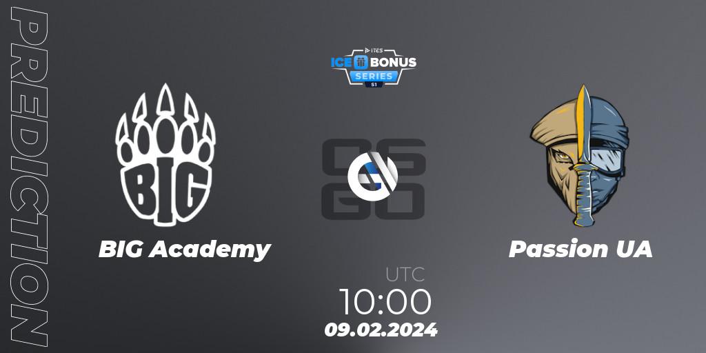 BIG Academy - Passion UA: прогноз. 09.02.24, CS2 (CS:GO), IceBonus Series #1