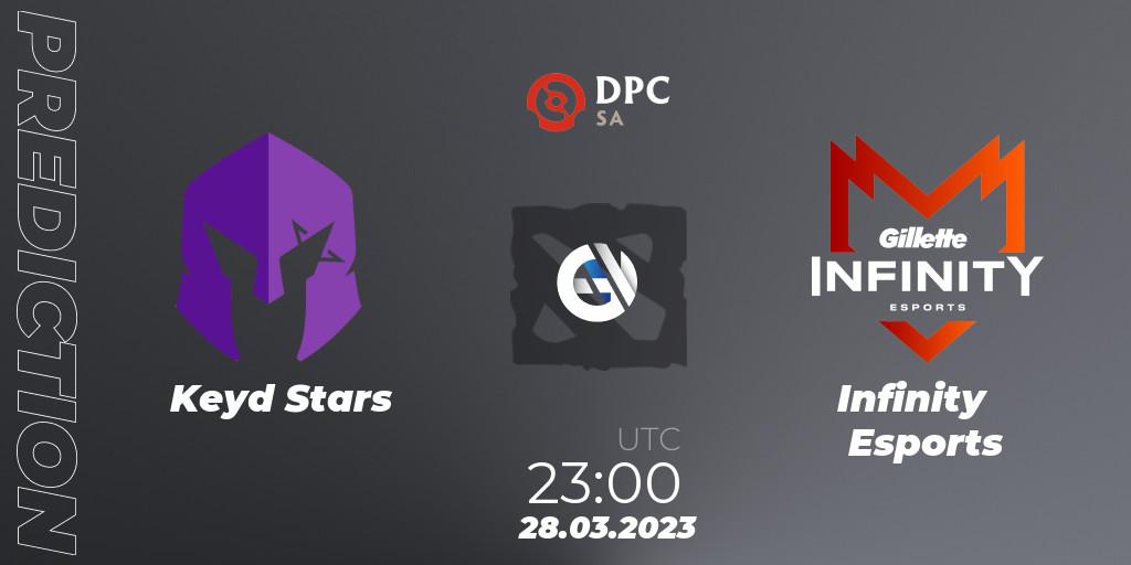 Keyd Stars - Infinity Esports: прогноз. 29.03.23, Dota 2, DPC 2023 Tour 2: SA Division I (Upper)