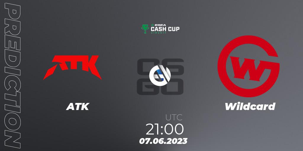 ATK - Wildcard: прогноз. 07.06.23, CS2 (CS:GO), ESEA Cash Cup Circuit Season 1 Finals