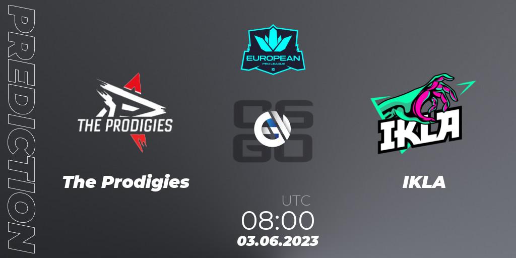 The Prodigies - IKLA: прогноз. 03.06.23, CS2 (CS:GO), European Pro League Season 8