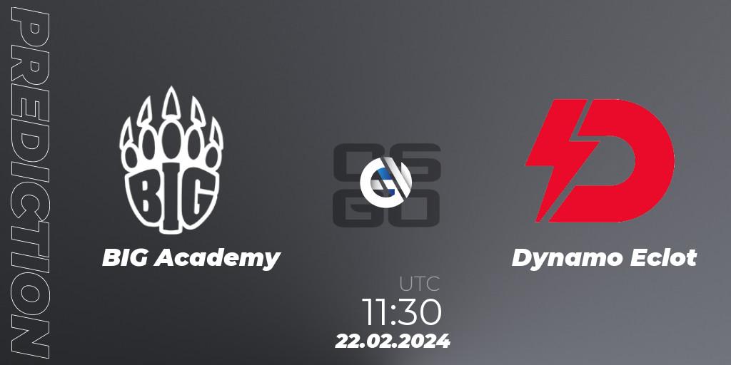 BIG Academy - Dynamo Eclot: прогноз. 22.02.24, CS2 (CS:GO), European Pro League Season 15: Division 2