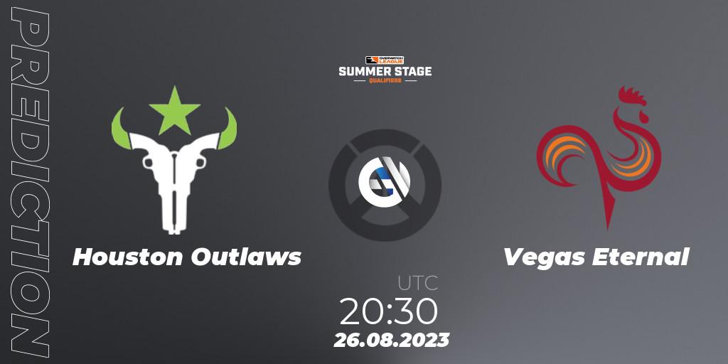 Houston Outlaws - Vegas Eternal: прогноз. 26.08.23, Overwatch, Overwatch League 2023 - Summer Stage Qualifiers