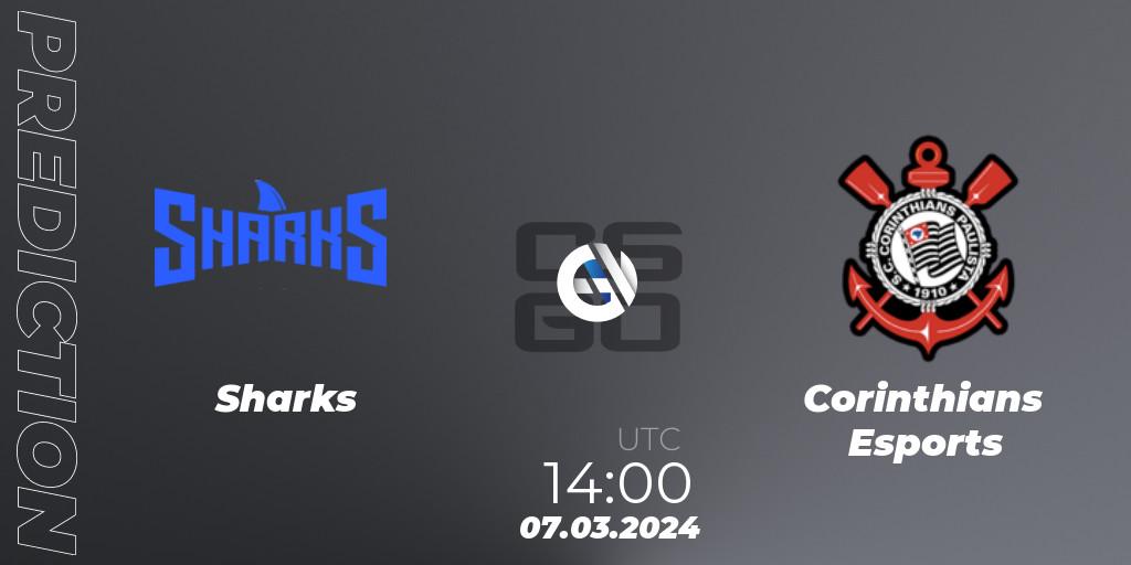 Sharks - Corinthians Esports: прогноз. 07.03.24, CS2 (CS:GO), RES Latin American Series #2