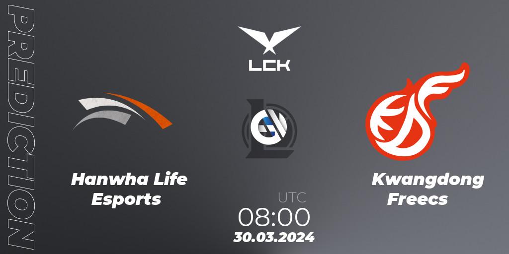 Hanwha Life Esports - Kwangdong Freecs: прогноз. 30.03.24, LoL, LCK Spring 2024 - Playoffs