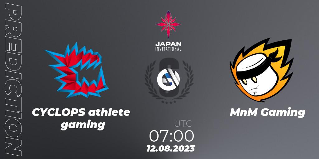 CYCLOPS athlete gaming - MnM Gaming: прогноз. 12.08.23, Rainbow Six, Japan Invitational - 2023