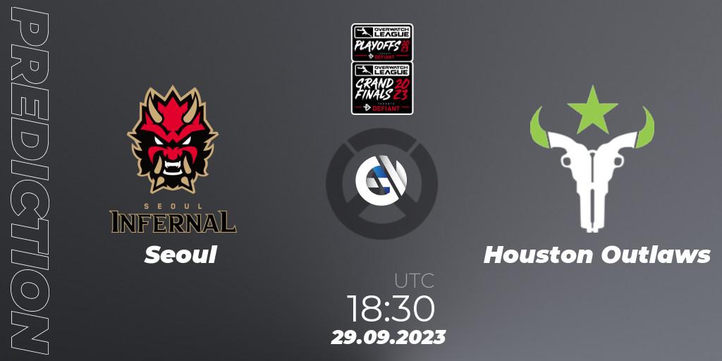 Seoul - Houston Outlaws: прогноз. 29.09.23, Overwatch, Overwatch League 2023 - Playoffs