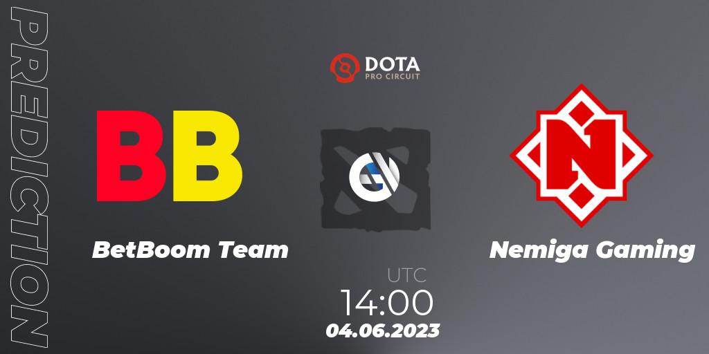 BetBoom Team - Nemiga Gaming: прогноз. 04.06.23, Dota 2, DPC 2023 Tour 3: EEU Division I (Upper)