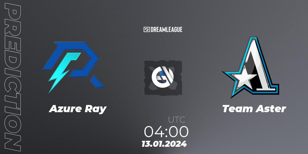 Azure Ray - Team Zero (CN): прогноз. 13.01.24, Dota 2, DreamLeague Season 22: China Closed Qualifier