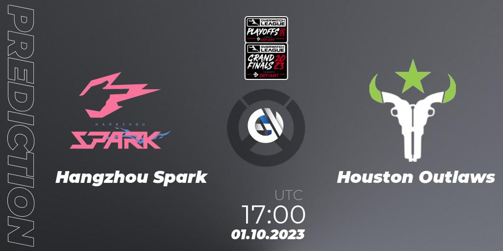 Hangzhou Spark - Houston Outlaws: прогноз. 01.10.23, Overwatch, Overwatch League 2023 - Playoffs