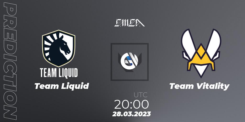 Team Liquid - Team Vitality: прогноз. 28.03.23, VALORANT, VCT 2023: EMEA League - Regular Season