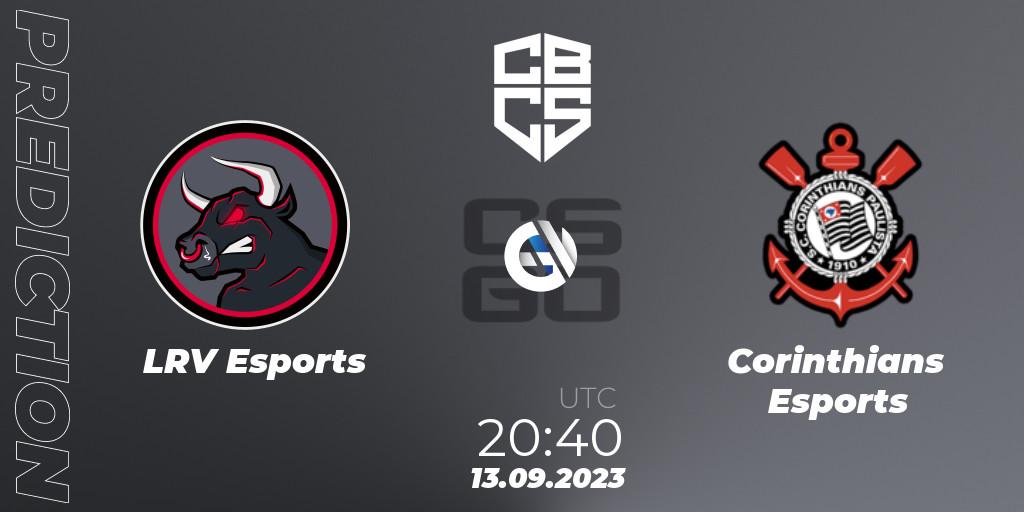 LRV Esports - Corinthians Esports: прогноз. 13.09.23, CS2 (CS:GO), CBCS 2023 Season 2