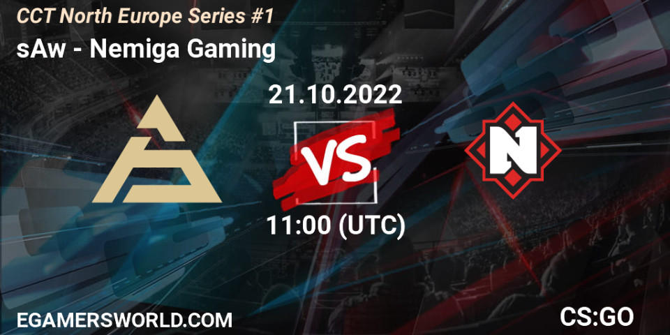 sAw - Nemiga Gaming: 21.10.22. CS2 (CS:GO), CCT North Europe Series #1 ...