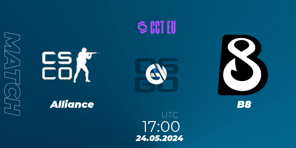 Alliance - B8: 24.05.2024 At 17:00. Counter-Strike (CS2), CCT Season 2 ...