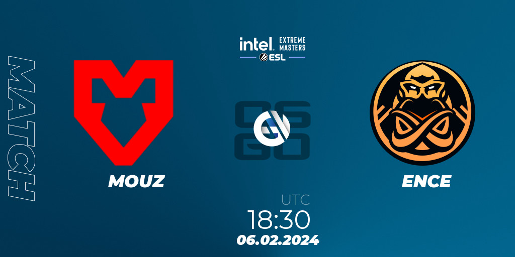 MOUZ - ENCE: 06.02.2024 At 18:30. Counter-Strike (CS2), IEM Katowice ...