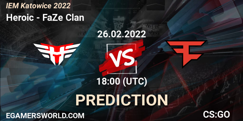 Faze clan прогноз. Heroic FAZE. Katowice 2022. Героик фейз клан. Heroic vs g2 IEM Katowice 2023.