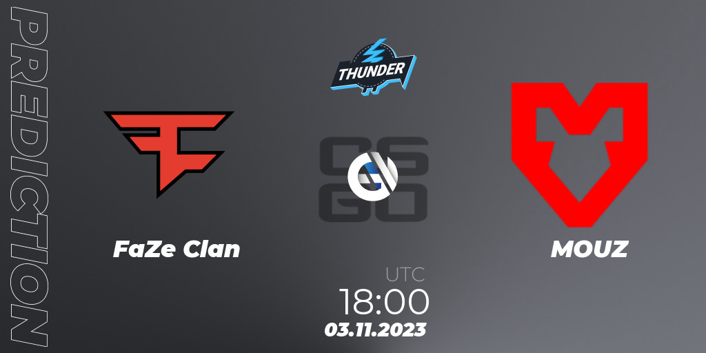 FaZe Clan - MOUZ: прогноз. 03.11.2023 At 18:00, Counter-Strike (CS2 ...